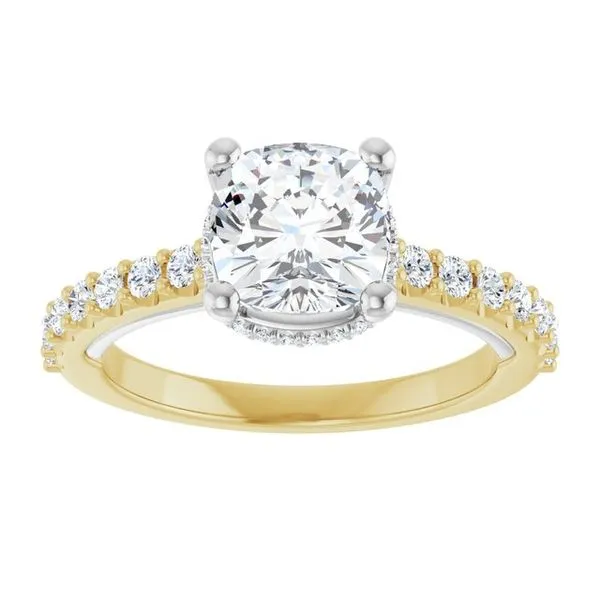 Hidden Halo-Style Engagement Ring Image 3 Shipley's Fine Jewelry Hampstead, MD