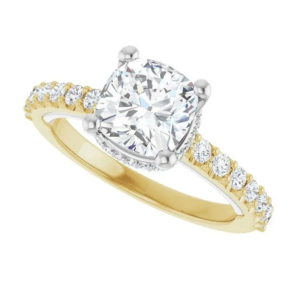 Hidden Halo-Style Engagement Ring Image 5 Rox Atlanta Jewelers Decatur, GA