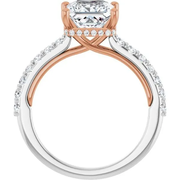 Hidden Halo-Style Engagement Ring Image 2 Arezzo Jewelers Elmwood Park, IL