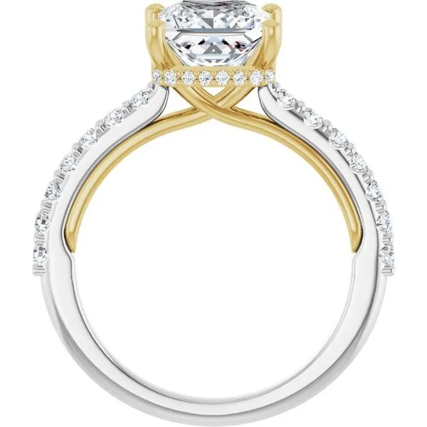 Hidden Halo-Style Engagement Ring Image 2 Clater Jewelers Louisville, KY