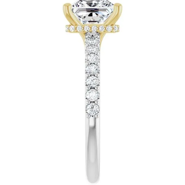 Hidden Halo-Style Engagement Ring Image 4 Austin's Fine Diamonds & Jewelry Lyndhurst, NJ