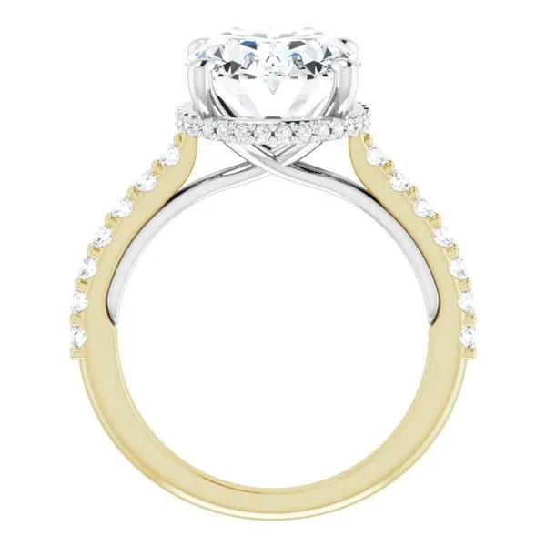 Hidden Halo-Style Engagement Ring Image 2 Austin's Fine Diamonds & Jewelry Lyndhurst, NJ