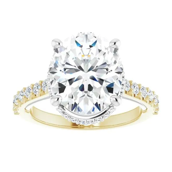 Hidden Halo-Style Engagement Ring Image 3 Shipley's Fine Jewelry Hampstead, MD