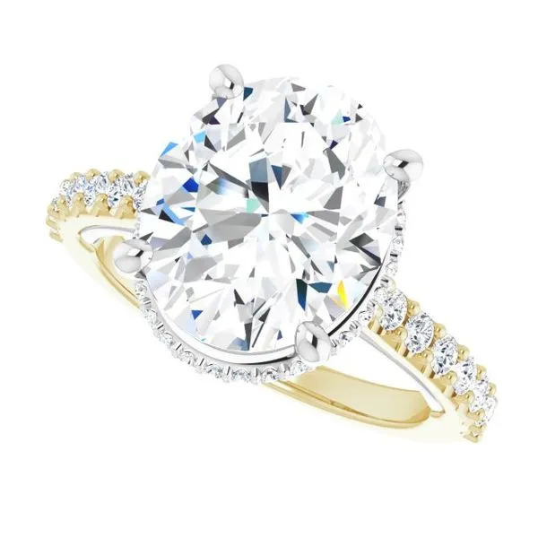 Hidden Halo-Style Engagement Ring Image 5 Arezzo Jewelers Elmwood Park, IL