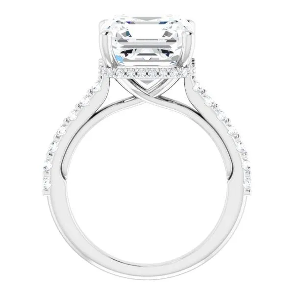 Hidden Halo-Style Engagement Ring Image 2 Rox Atlanta Jewelers Decatur, GA