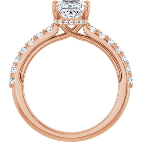 Hidden Halo-Style Engagement Ring Image 2 Rox Atlanta Jewelers Decatur, GA