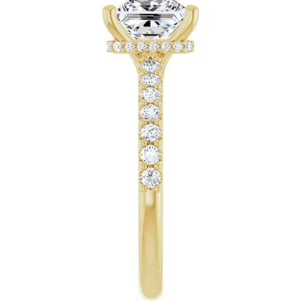 Hidden Halo-Style Engagement Ring Image 4 Rox Atlanta Jewelers Decatur, GA