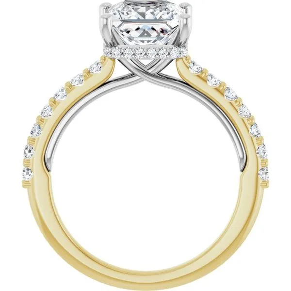 Hidden Halo-Style Engagement Ring Image 2 Golden Sails Jewelers, Inc. Saint Petersburg, FL