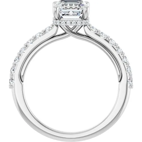 Hidden Halo-Style Engagement Ring Image 2 Arezzo Jewelers Elmwood Park, IL