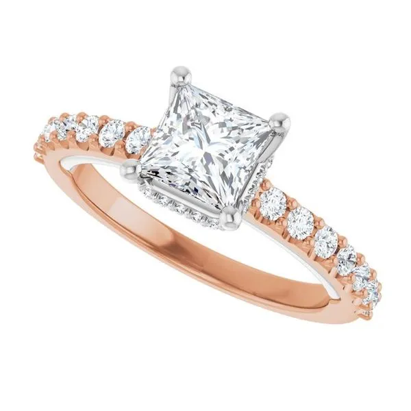 Hidden Halo-Style Engagement Ring Image 5 Clater Jewelers Louisville, KY