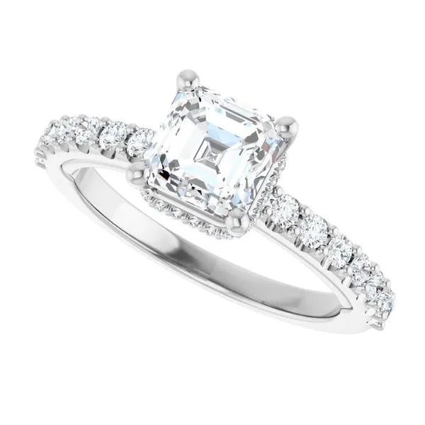Hidden Halo-Style Engagement Ring Image 5 Shipley's Fine Jewelry Hampstead, MD