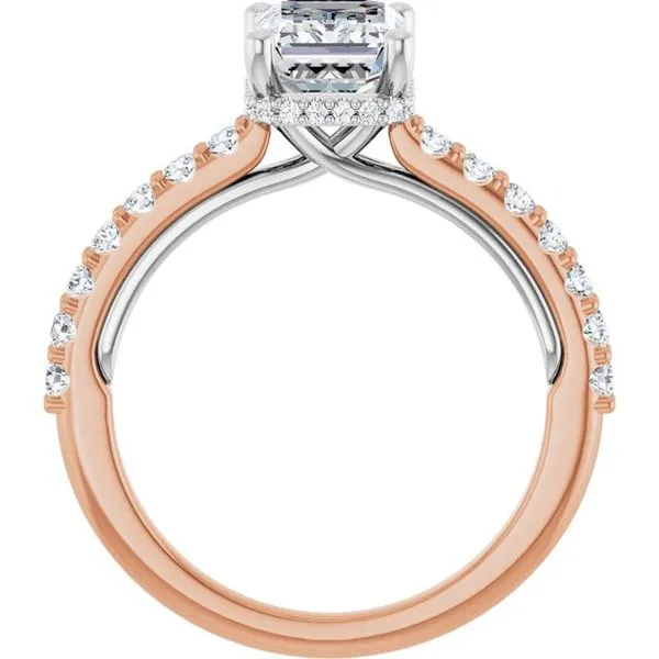 Hidden Halo-Style Engagement Ring Image 2 Rox Atlanta Jewelers Decatur, GA