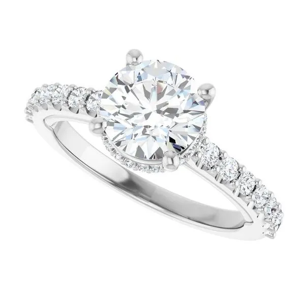 Hidden Halo-Style Engagement Ring Image 5 Rox Atlanta Jewelers Decatur, GA