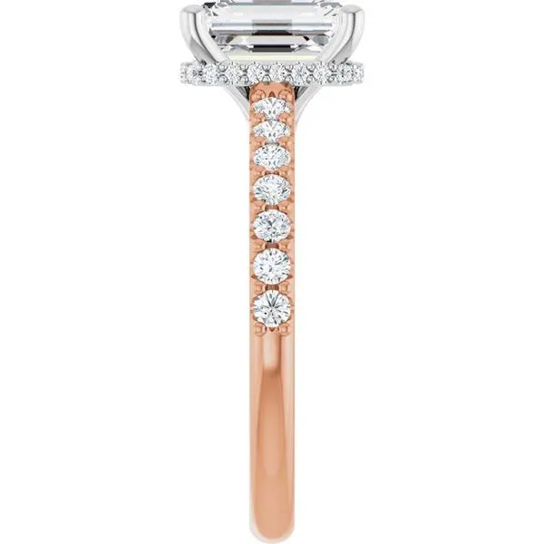 Hidden Halo-Style Engagement Ring Image 4 House of Silva Wooster, OH