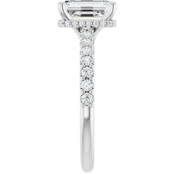 Hidden Halo-Style Engagement Ring Image 4 Austin's Fine Diamonds & Jewelry Lyndhurst, NJ