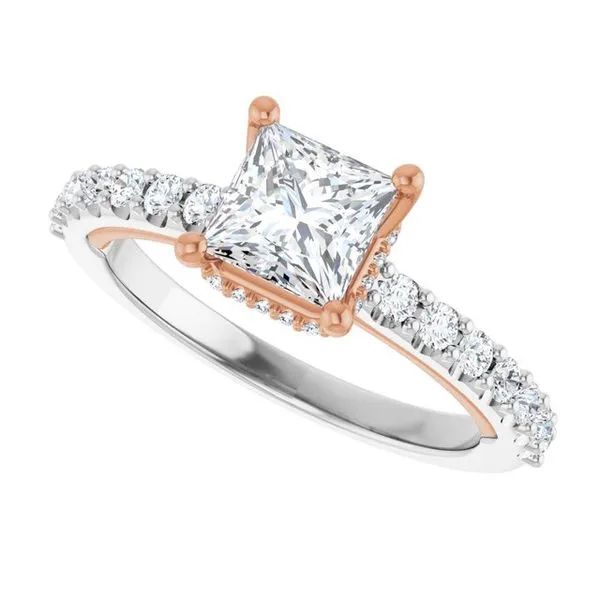 Hidden Halo-Style Engagement Ring Image 5 Paul James Jewelers Angels Camp, CA