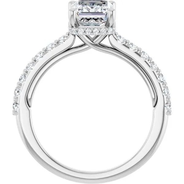Hidden Halo-Style Engagement Ring Image 2 House of Silva Wooster, OH