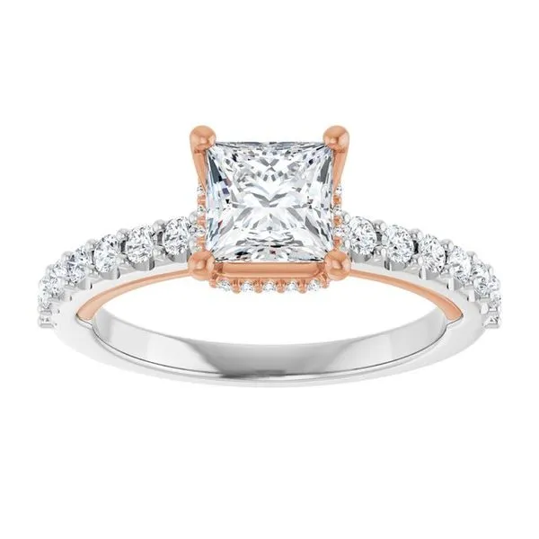 Hidden Halo-Style Engagement Ring Image 3 Rox Atlanta Jewelers Decatur, GA