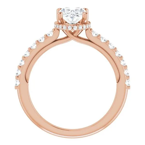 Hidden Halo-Style Engagement Ring Image 2 Clater Jewelers Louisville, KY