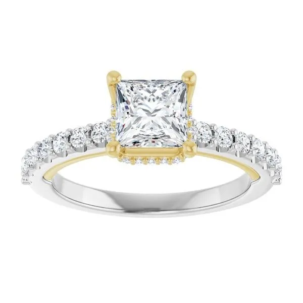 Hidden Halo-Style Engagement Ring Image 3 Arezzo Jewelers Elmwood Park, IL