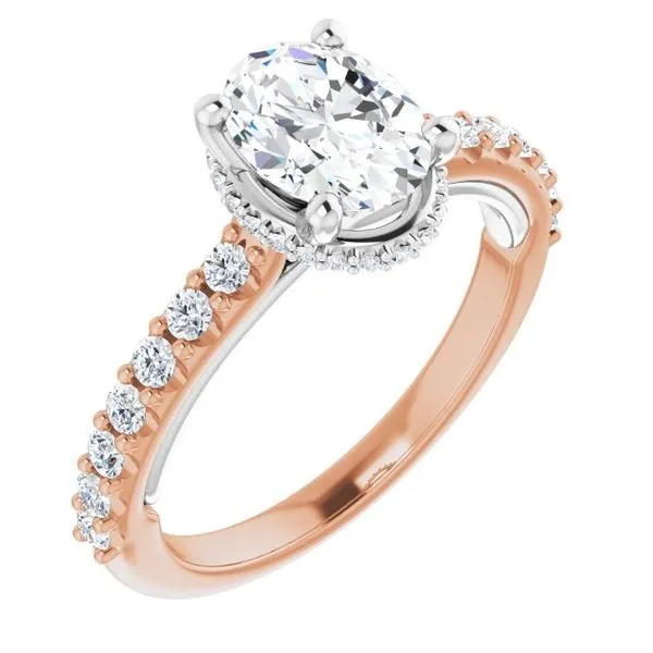 Hidden Halo-Style Engagement Ring Arezzo Jewelers Elmwood Park, IL