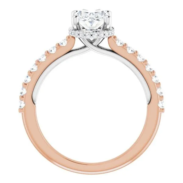 Hidden Halo-Style Engagement Ring Image 2 Arezzo Jewelers Elmwood Park, IL