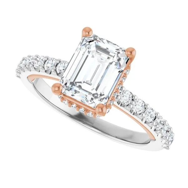 Hidden Halo-Style Engagement Ring Image 5 Austin's Fine Diamonds & Jewelry Lyndhurst, NJ