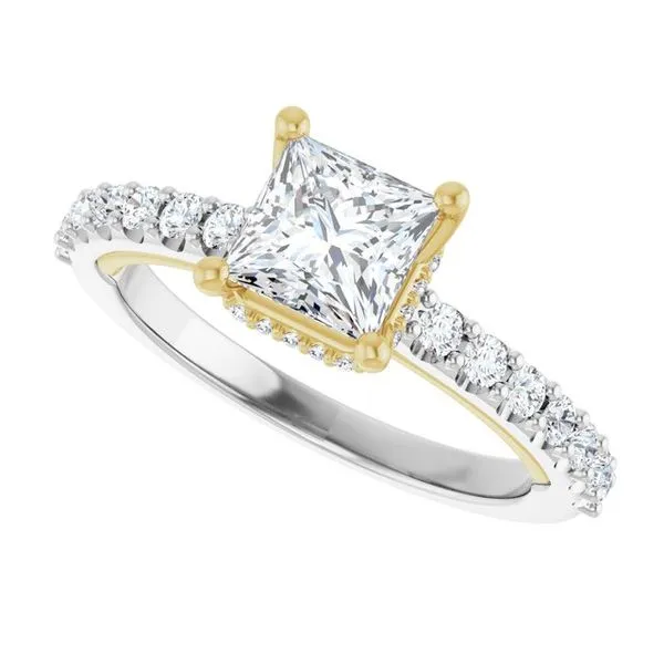 Hidden Halo-Style Engagement Ring Image 5 Arezzo Jewelers Elmwood Park, IL