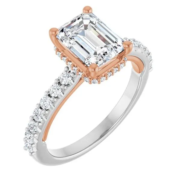 Hidden Halo-Style Engagement Ring Rox Atlanta Jewelers Decatur, GA