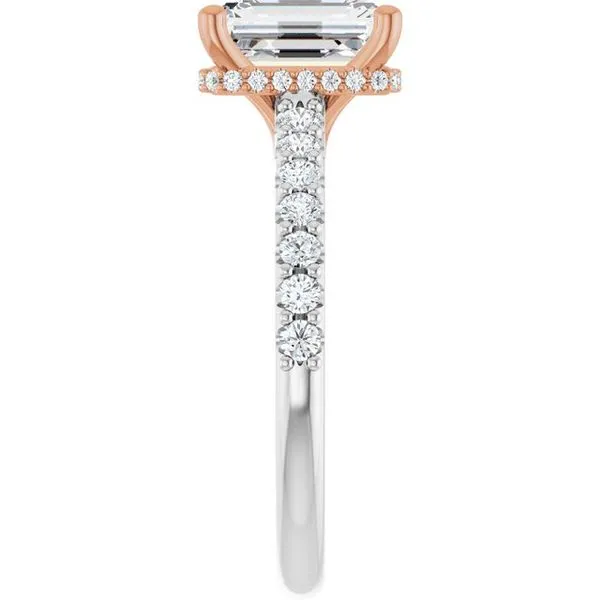 Hidden Halo-Style Engagement Ring Image 4 Clater Jewelers Louisville, KY