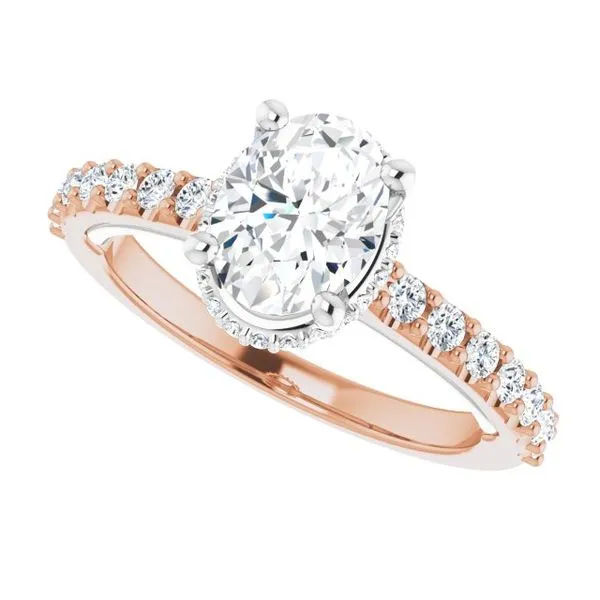 Hidden Halo-Style Engagement Ring Image 5 Arezzo Jewelers Elmwood Park, IL