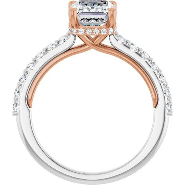 Hidden Halo-Style Engagement Ring Image 2 Clater Jewelers Louisville, KY