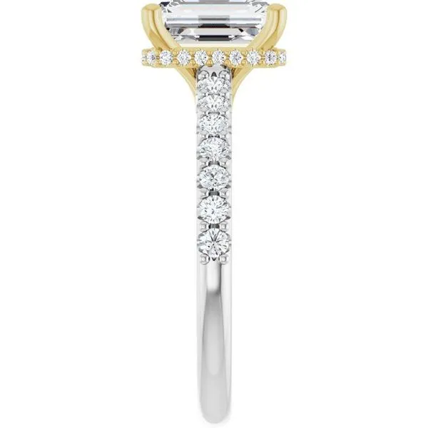 Hidden Halo-Style Engagement Ring Image 4 Clater Jewelers Louisville, KY