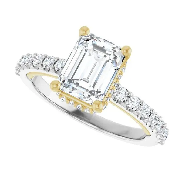 Hidden Halo-Style Engagement Ring Image 5 Arezzo Jewelers Elmwood Park, IL