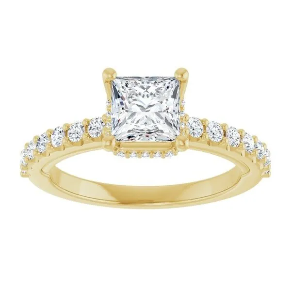 Hidden Halo-Style Engagement Ring Image 3 Arezzo Jewelers Elmwood Park, IL