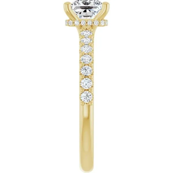 Hidden Halo-Style Engagement Ring Image 4 Arezzo Jewelers Elmwood Park, IL