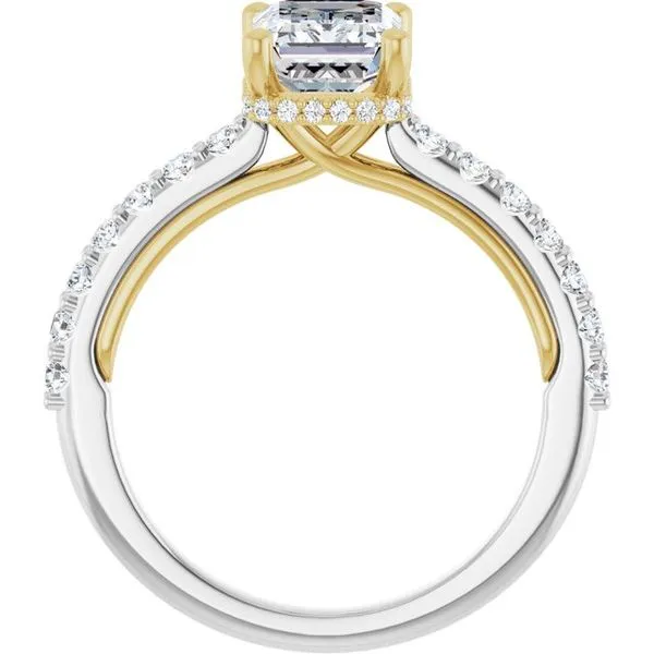 Hidden Halo-Style Engagement Ring Image 2 Futer Bros Jewelers York, PA