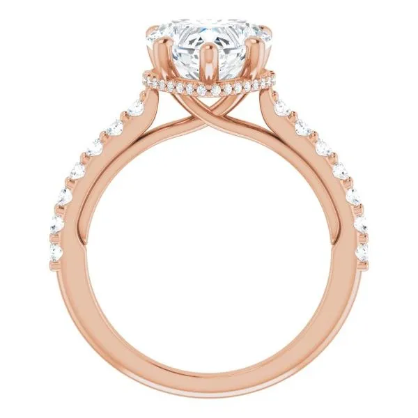 Hidden Halo-Style Engagement Ring Image 2 Paul James Jewelers Angels Camp, CA