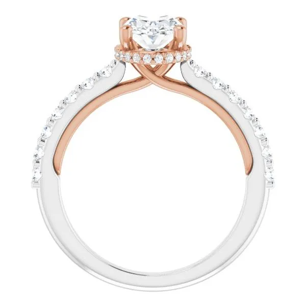 Hidden Halo-Style Engagement Ring Image 2 Rox Atlanta Jewelers Decatur, GA