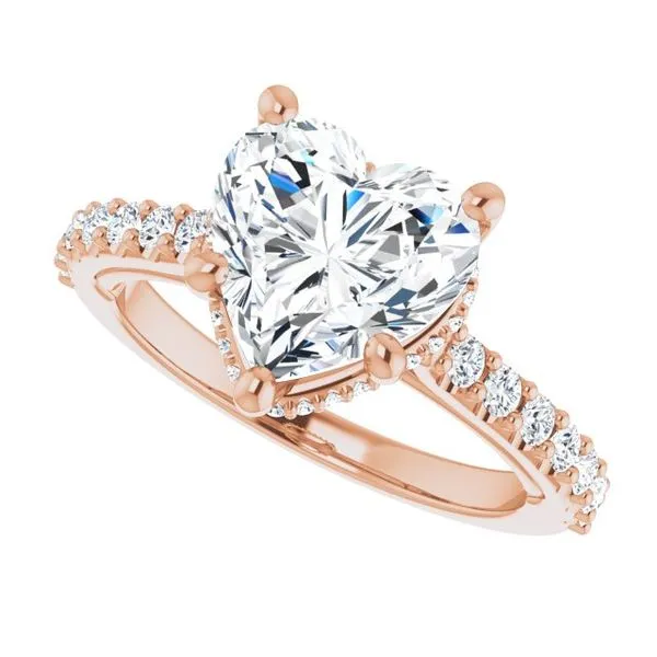 Hidden Halo-Style Engagement Ring Image 5 Witt's Jewelry Wayne, NE