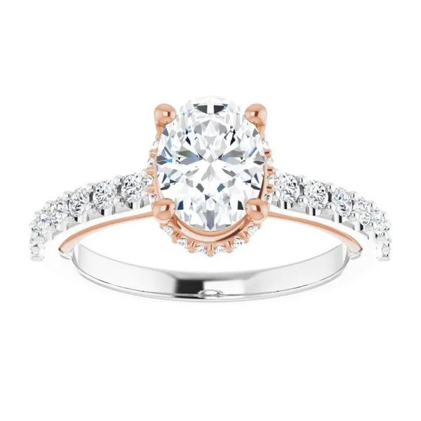 Hidden Halo-Style Engagement Ring Image 3 Rox Atlanta Jewelers Decatur, GA