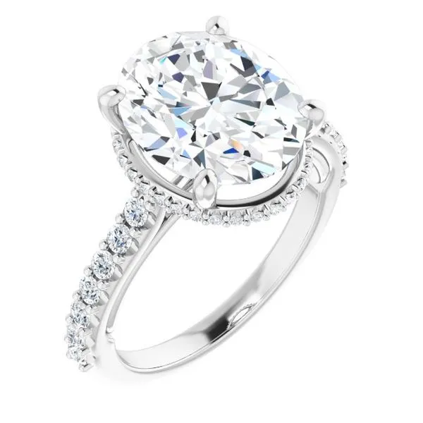 Hidden Halo-Style Engagement Ring Austin's Fine Diamonds & Jewelry Lyndhurst, NJ