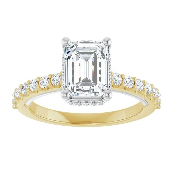 Hidden Halo-Style Engagement Ring Image 3 Rox Atlanta Jewelers Decatur, GA
