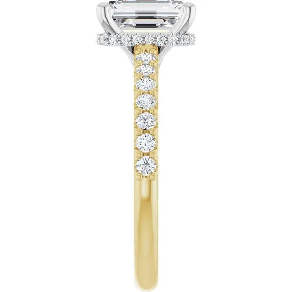 Hidden Halo-Style Engagement Ring Image 4 Arezzo Jewelers Elmwood Park, IL