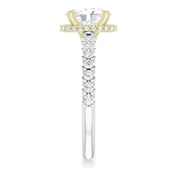 Hidden Halo-Style Engagement Ring Image 4 Raleigh Diamond Fine Jewelry Raleigh, NC
