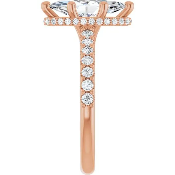 Hidden Halo-Style Engagement Ring Image 4 Clater Jewelers Louisville, KY