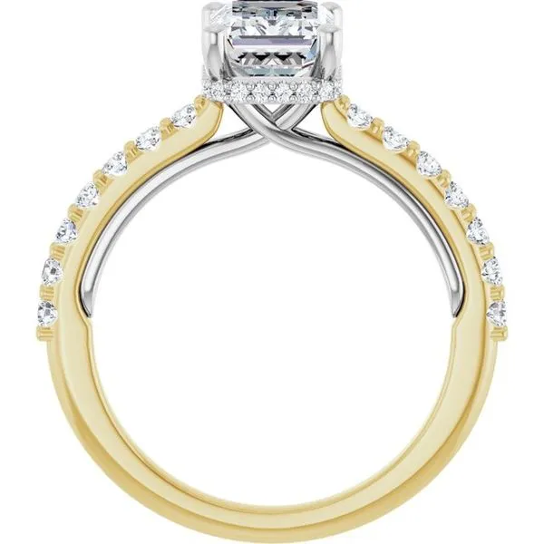 Hidden Halo-Style Engagement Ring Image 2 Rox Atlanta Jewelers Decatur, GA