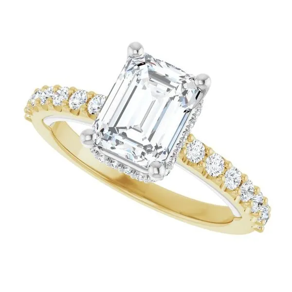 Hidden Halo-Style Engagement Ring Image 5 Clater Jewelers Louisville, KY