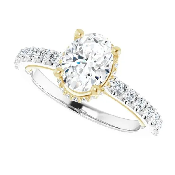 Hidden Halo-Style Engagement Ring Image 5 Rox Atlanta Jewelers Decatur, GA