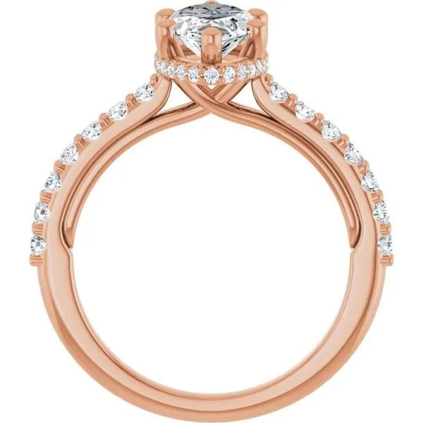 Hidden Halo-Style Engagement Ring Image 2 Eskews Fine Jewelers Lee's Summit, MO
